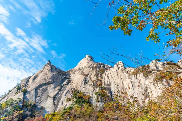 Вершины Бухансанского Национального Парка Близ Сеула Республика Корея — стоковое фото