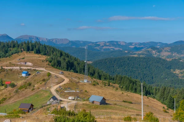 Pueblo Situado Las Montañas Rugova Kosovo — Foto de Stock