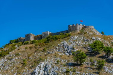 Arnavutluk 'un Şkoder kenti yakınlarındaki Rozafa kalesi
