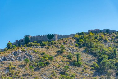 Arnavutluk 'un Şkoder kenti yakınlarındaki Rozafa kalesi
