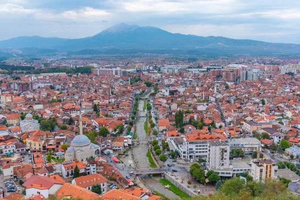 Вид Повітря Місто Прізрен Косово — стокове фото