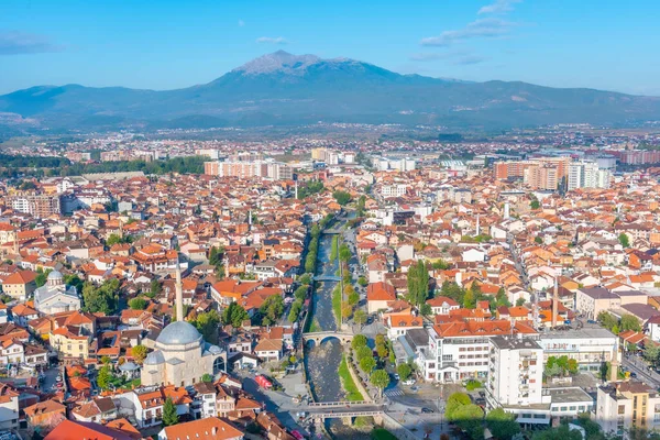 Luftaufnahme Der Stadt Prizren Kosovo — Stockfoto