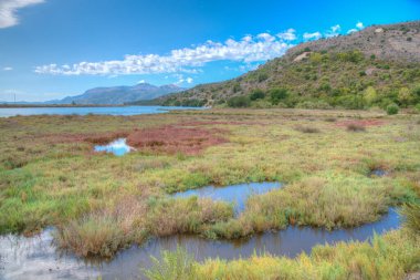 Arnavutluk 'taki Butrint ulusal parkının manzarası