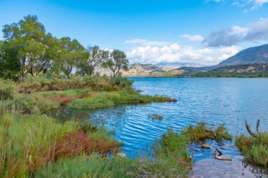 Arnavutluk 'taki Butrint ulusal parkının manzarası