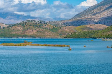Arnavutluk 'taki Butrint ulusal parkının manzarası