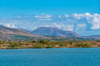Arnavutluk 'taki Butrint ulusal parkının manzarası