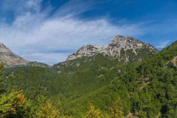 Schöne Landschaft Der Accursed Mountains Albanien — Stockfoto