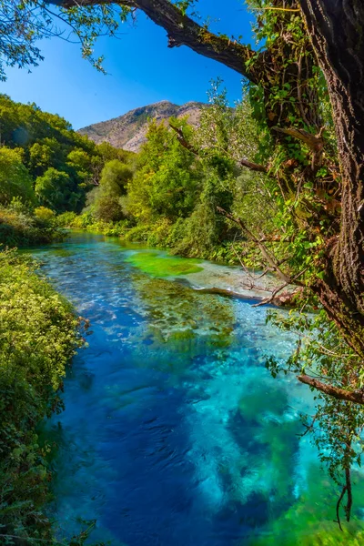 Modré Oko Sarande Albánie — Stock fotografie