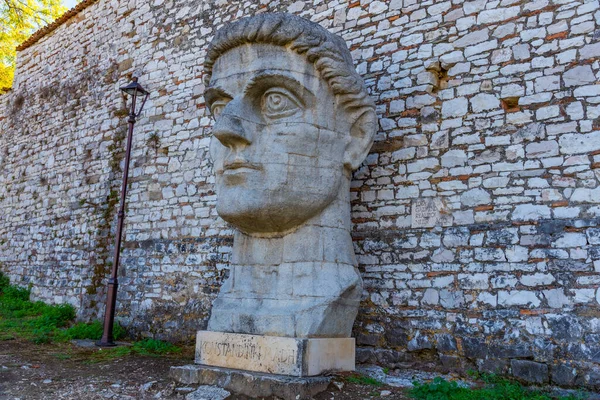 Head Constantine Great Berat Castle Albania — Stock Photo, Image