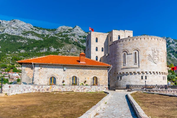 Cortile Interno Del Castello Kruja Albania — Foto Stock