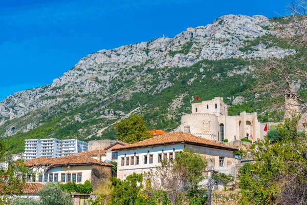 Vista Castelo Kruja Albânia — Fotografia de Stock