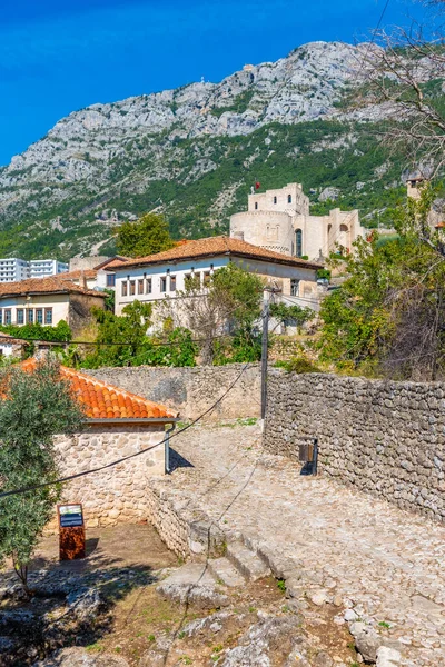 Vista Castelo Kruja Albânia — Fotografia de Stock