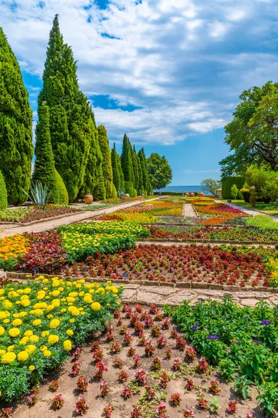 Botanisk Trädgård Balchik Palats Bulgarien — Stockfoto