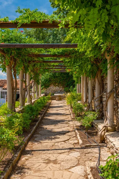 Βοτανικός Κήπος Του Παλατιού Balchik Στη Βουλγαρία — Φωτογραφία Αρχείου