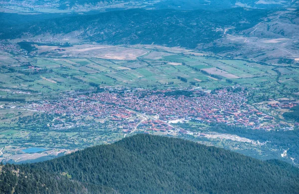 Widok Powietrza Bansko Parku Narodowego Pirin Bułgarii — Zdjęcie stockowe