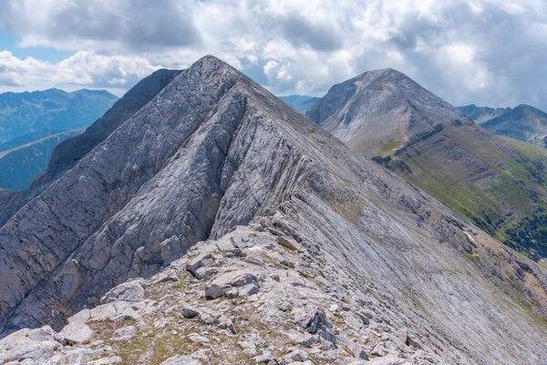Хребет Кончето в национальном парке Пирин в Болгарии
