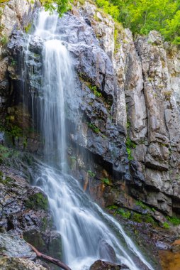 Bulgaristan 'daki Vitosha dağında Boyana şelalesi