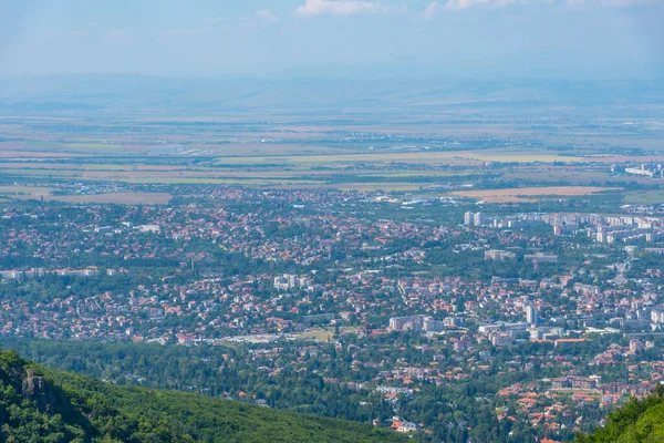 Widok Powietrza Bansko Parku Narodowego Pirin Bułgarii — Zdjęcie stockowe