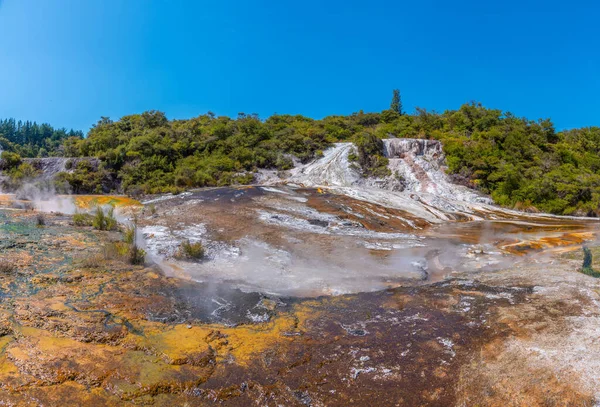 Terraços Sílica Orakei Korako Nova Zelândia — Fotografia de Stock