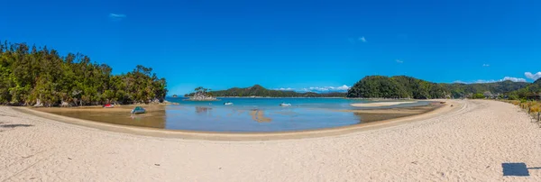 Playa Bahía Torrent Parque Nacional Abel Tasman Nueva Zelanda — Foto de Stock