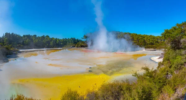 Paleta Artistas Wai Tapu Nova Zelândia — Fotografia de Stock