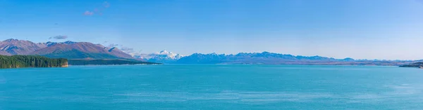 Aoraki Koch Hinter Dem Pukaki See Neuseeland Gesehen — Stockfoto