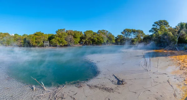 Étang Géothermique Parc Kuirau Rotorua Nouvelle Zélande — Photo