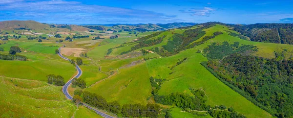 Vue Aérienne Paysage Région Catlins Nouvelle Zélande — Photo