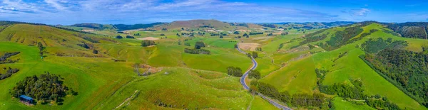 Vista Aérea Paisagem Região Catlins Nova Zelândia — Fotografia de Stock