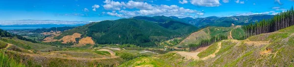 Widok Nowej Zelandii Hawkes Lookou — Zdjęcie stockowe