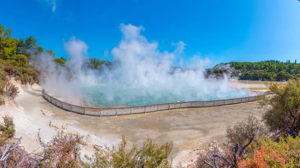 Piscina Champanhe Wai Tapu Nova Zelândia — Fotografia de Stock