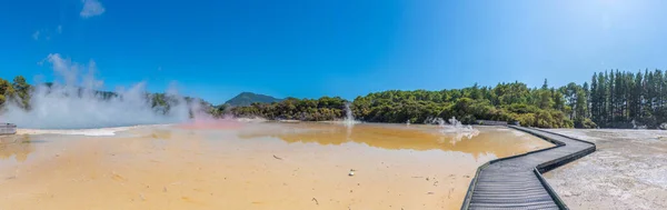 Kunstenaarspalet Bij Wai Tapu Nieuw Zeeland — Stockfoto