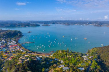 Russell 'ın Yeni Zelanda' daki hava görüntüsü