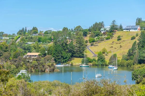 Kerikeri Nehri Yeni Zelanda Daki Kerikeri Kasabasından Geçiyor — Stok fotoğraf