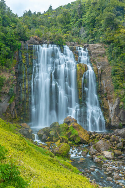 Marokopa Falls at New Zealand