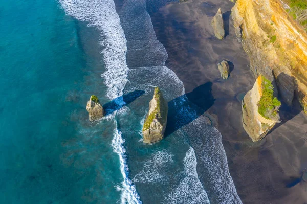 Tre Systrar Och Elefantstenen Nya Zeeland — Stockfoto