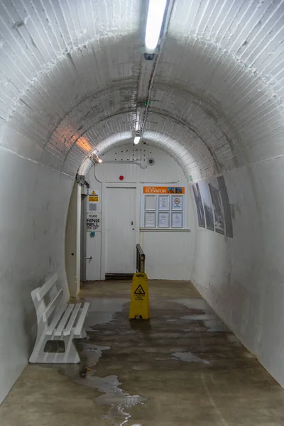 Túnel Que Leva Elevador Durie Hill Whanganui Nova Zelândia — Fotografia de Stock