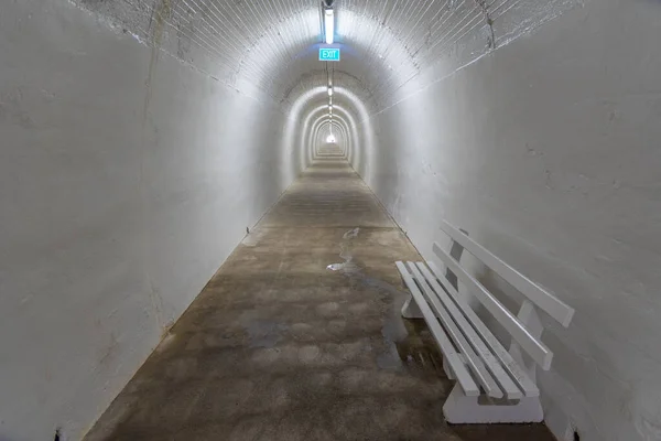 Túnel Que Leva Elevador Durie Hill Whanganui Nova Zelândia — Fotografia de Stock