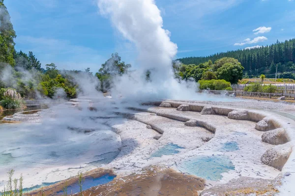 Geiser Wairakei Terraces Nieuw Zeeland — Stockfoto