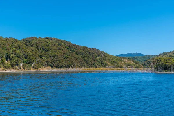 Озеро Ротомахана Поблизу Роторуа Нова Зеландія — стокове фото