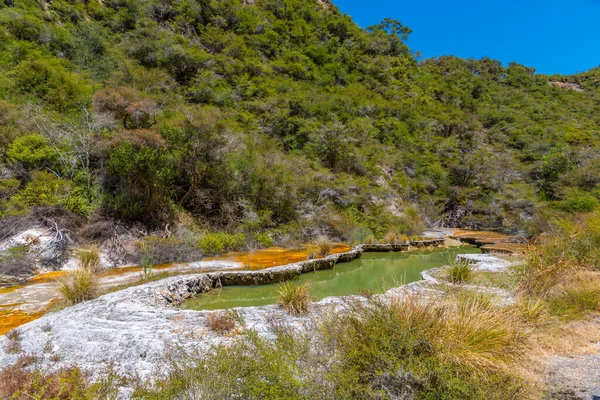 Варбрикові Тераси Вулканічній Долині Веймангу Нова Зеландія — стокове фото