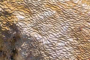 Yeni Zelanda 'daki Wai-O-Tapu' da çamur yapısı