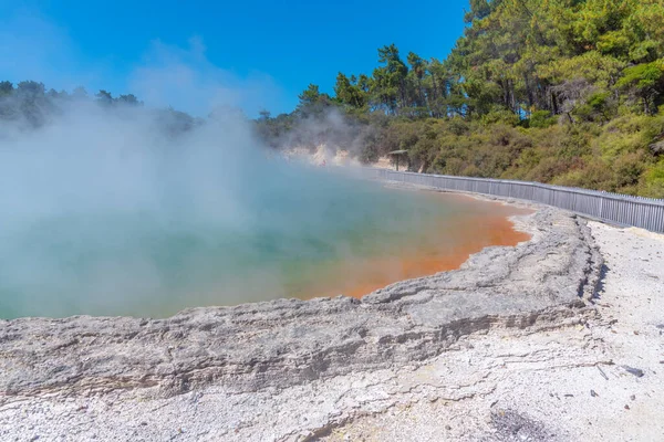 Bazén Šampaňského Wai Tapu Novém Zélandu — Stock fotografie