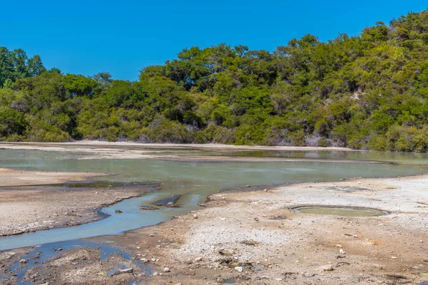 Piscinas Lama Wai Tapu Nova Zelândia — Fotografia de Stock