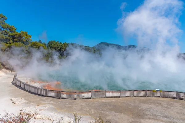 Πισίνα Σαμπάνιας Στο Wai Tapu Στη Νέα Ζηλανδία — Φωτογραφία Αρχείου