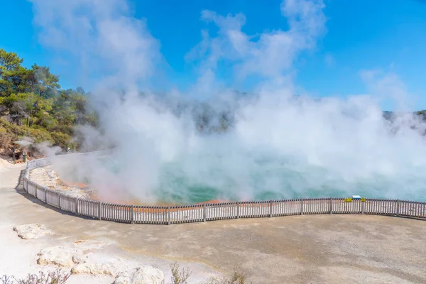 Πισίνα Σαμπάνιας Στο Wai Tapu Στη Νέα Ζηλανδία — Φωτογραφία Αρχείου