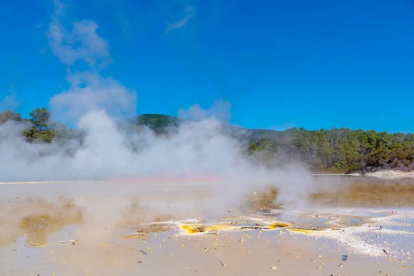 Umělec Paleta Wai Tapu Novém Zélandu — Stock fotografie