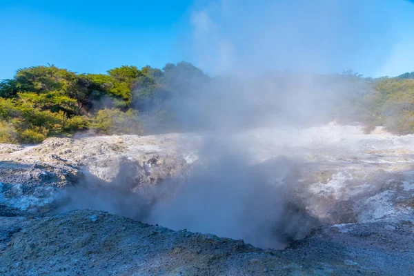 Kratery Wai Tapu Nowej Zelandii — Zdjęcie stockowe