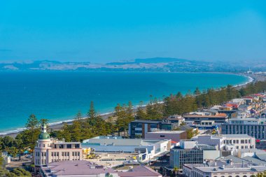 Napier, Yeni Zelanda 'nın havadan görünüşü