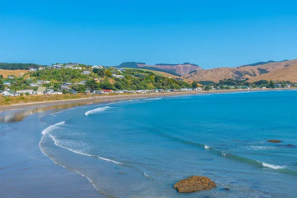 Vista Aérea Playa Castlepoint Nueva Zelanda — Foto de Stock